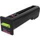 Cartouche de toner Lexmark originale 72k20m0 magenta
