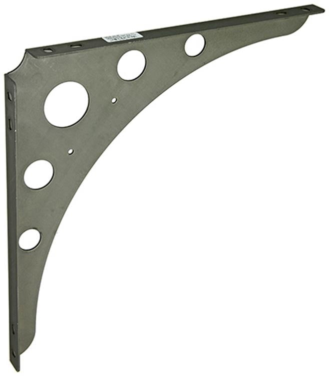 1059990 - delta-l.console décorative 300 gris acier capacité de charge 95 kg | 4 pièces