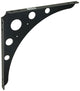 1059989 - console delta-l.decorative 300 noir capacité de charge 95 kg chacun | 4 pièces