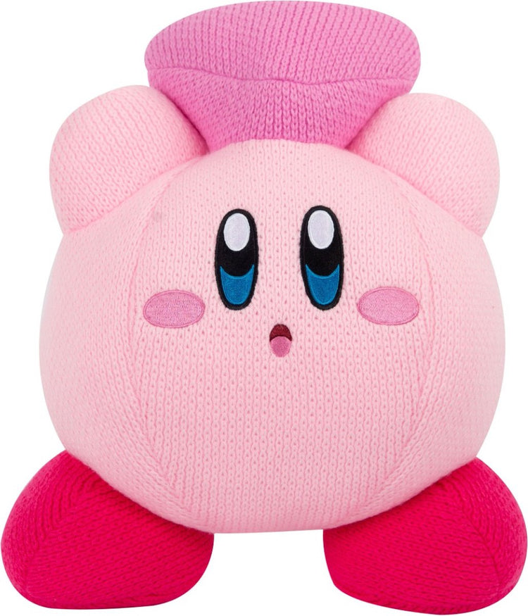 Tomy Kirby : Kirby avec coeur peluche en tricot nuiguru - 9cm