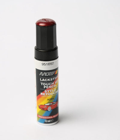 Motip 951662 - stylo peinture automobile - rouge métallisé - 12 ml