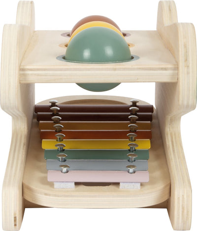 Petit xylophone en bois et safari de Hamperbank, 5dlg.