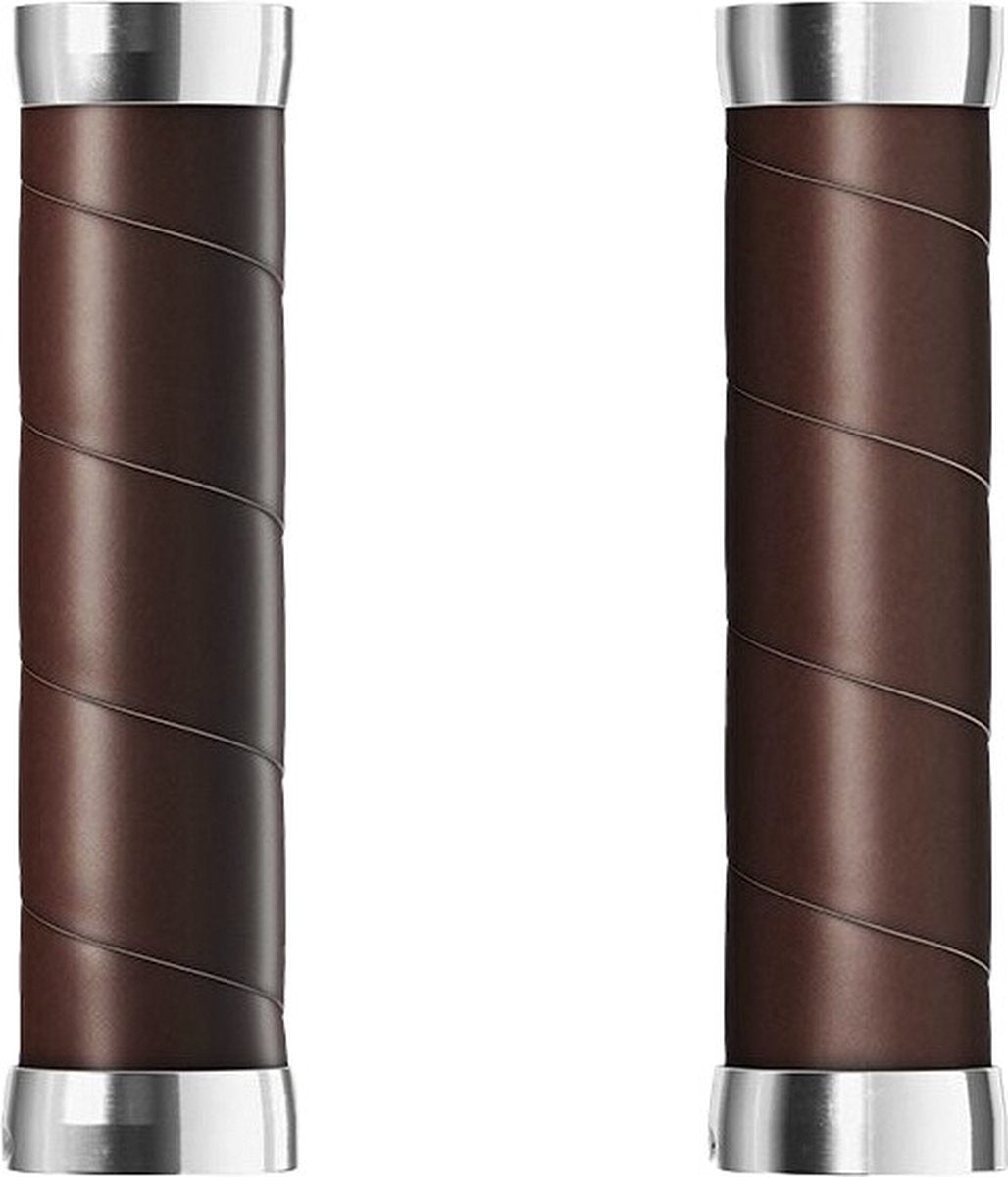 Brooks Handles Slender Poignées en cuir 100 mm marron