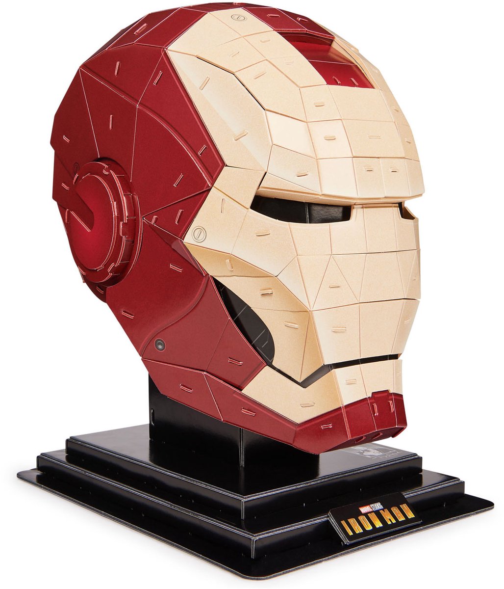 4D build marvel - iron man - puzzle 3D - 96 pièces - kit de construction en carton