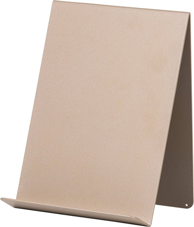 Porte-livre sur pied Woood Brook - métal - beige sable - 24x19x14 cm