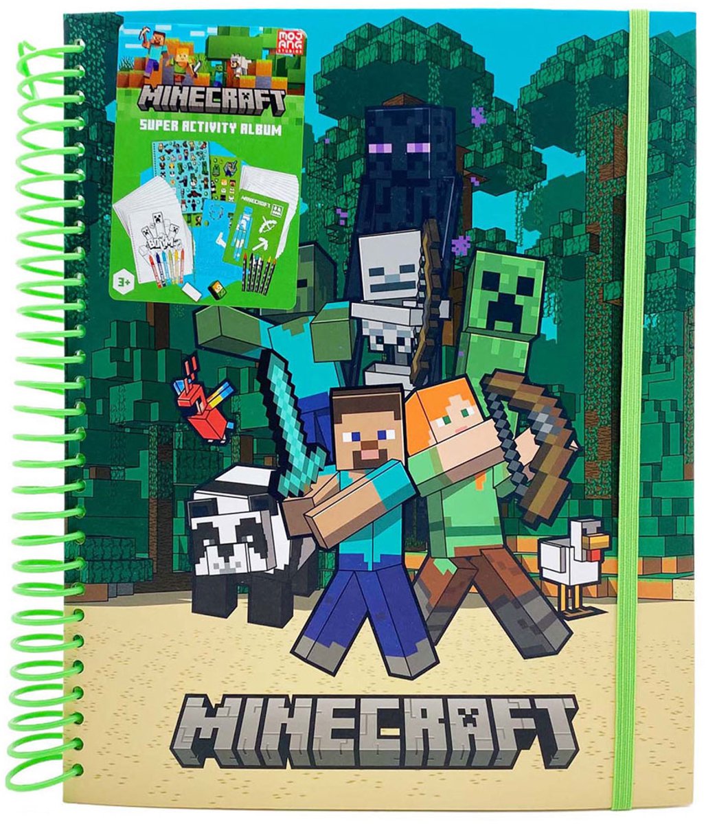 Minecraft Super Activity Book avec des autocollants