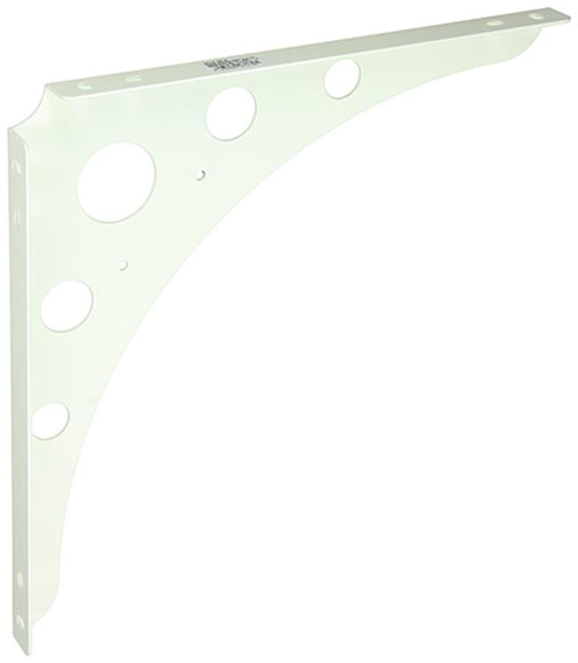 1059991 - console delta-l.decorative 300 blanc capacité de charge 95 kg chacun | 4 pièces