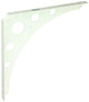 1059991 - console delta-l.decorative 300 blanc capacité de charge 95 kg chacun | 4 pièces