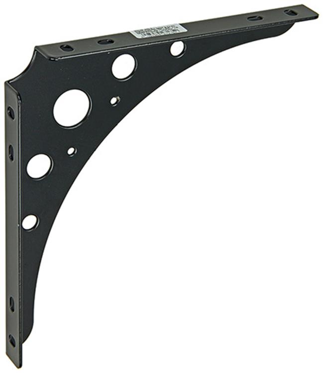 1059985 - console delta-l.decorative 200 noir capacité de charge 95 kg chacun | 4 pièces