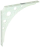 1059987 - delta-l.decorative console 200 blanc capacité de charge 95 kg chacun | 4 pièces