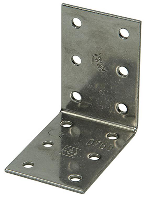 1015124 - cornière de raccordement en acier inoxydable 60x60x40x2,5mm | 20 pièces