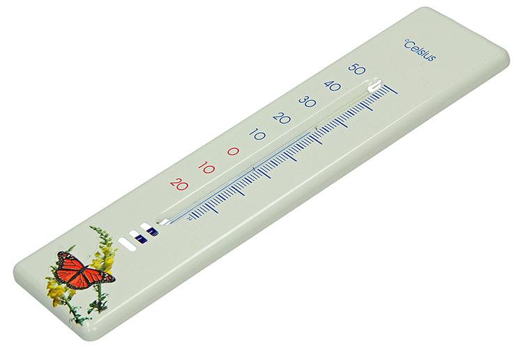 1023315 - thermomètre décoratif papillon 21cm | 2 pièces