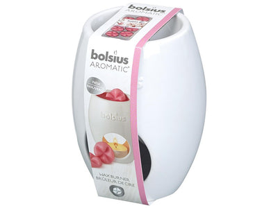 Brûleur de cire aromatique Bolsius ellipse blanc