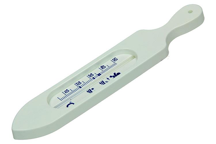 1023322 - thermomètre de bain plastique blanc | 2 pièces