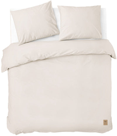 Housse de couette Dindi home couleurs éternelles - 240x220 - 100% coton - blanc cassé
