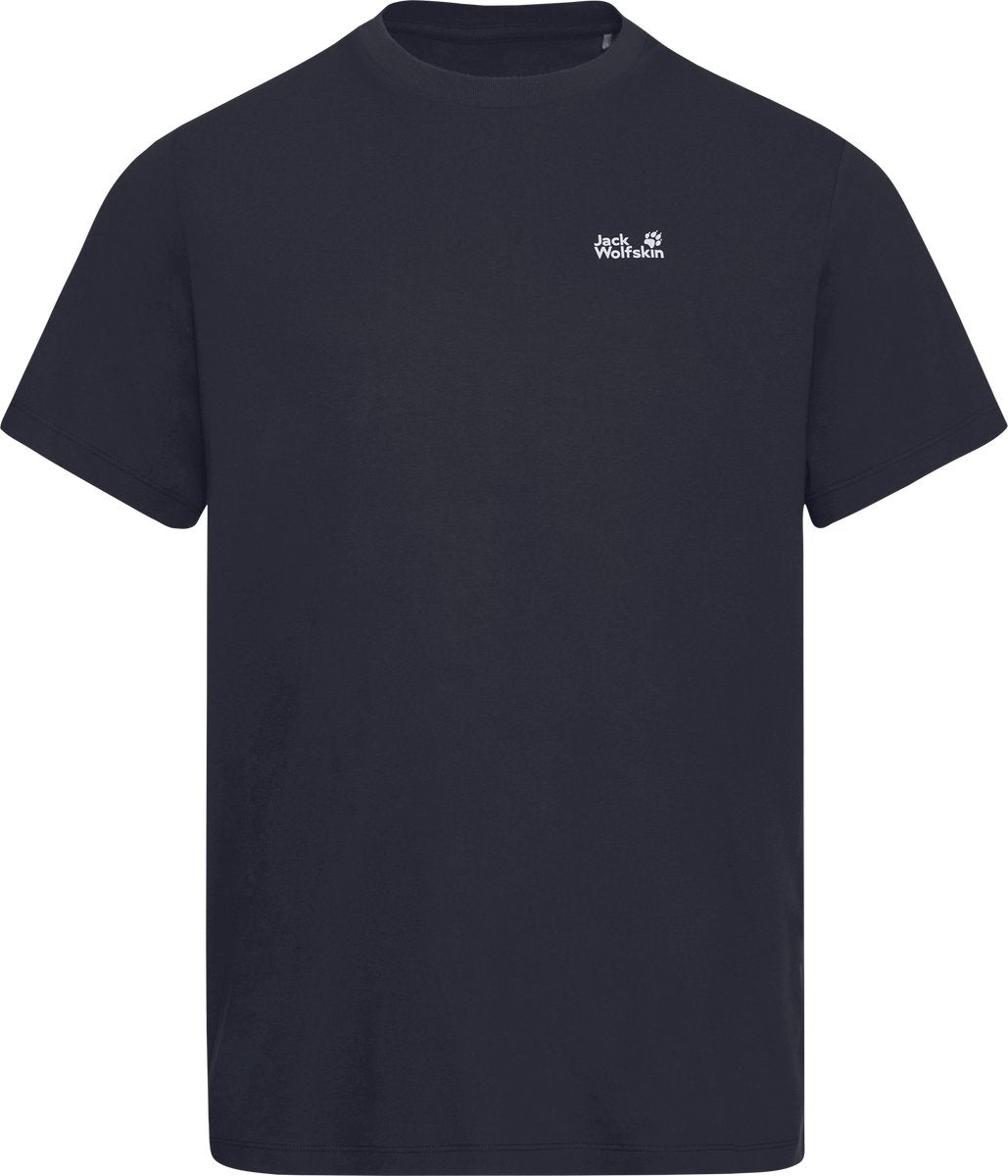 Jack wolfskin essential t m chemise d'extérieur pour hommes-marine foncé
