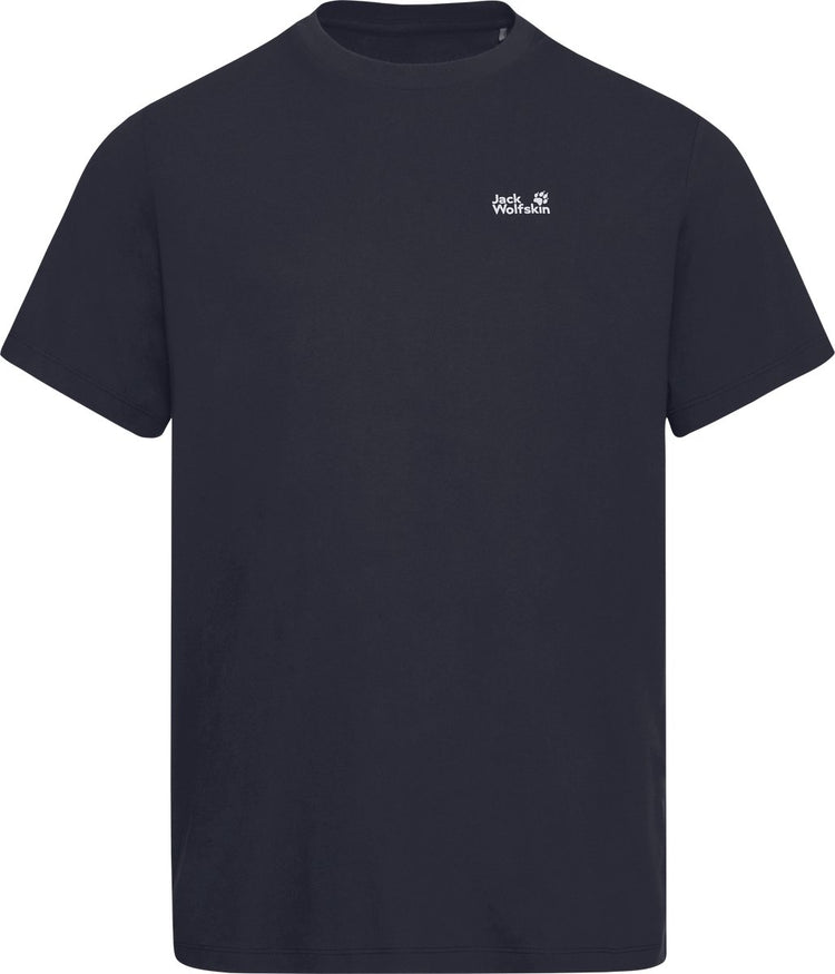 Jack wolfskin essential t m chemise d'extérieur pour hommes-marine foncé