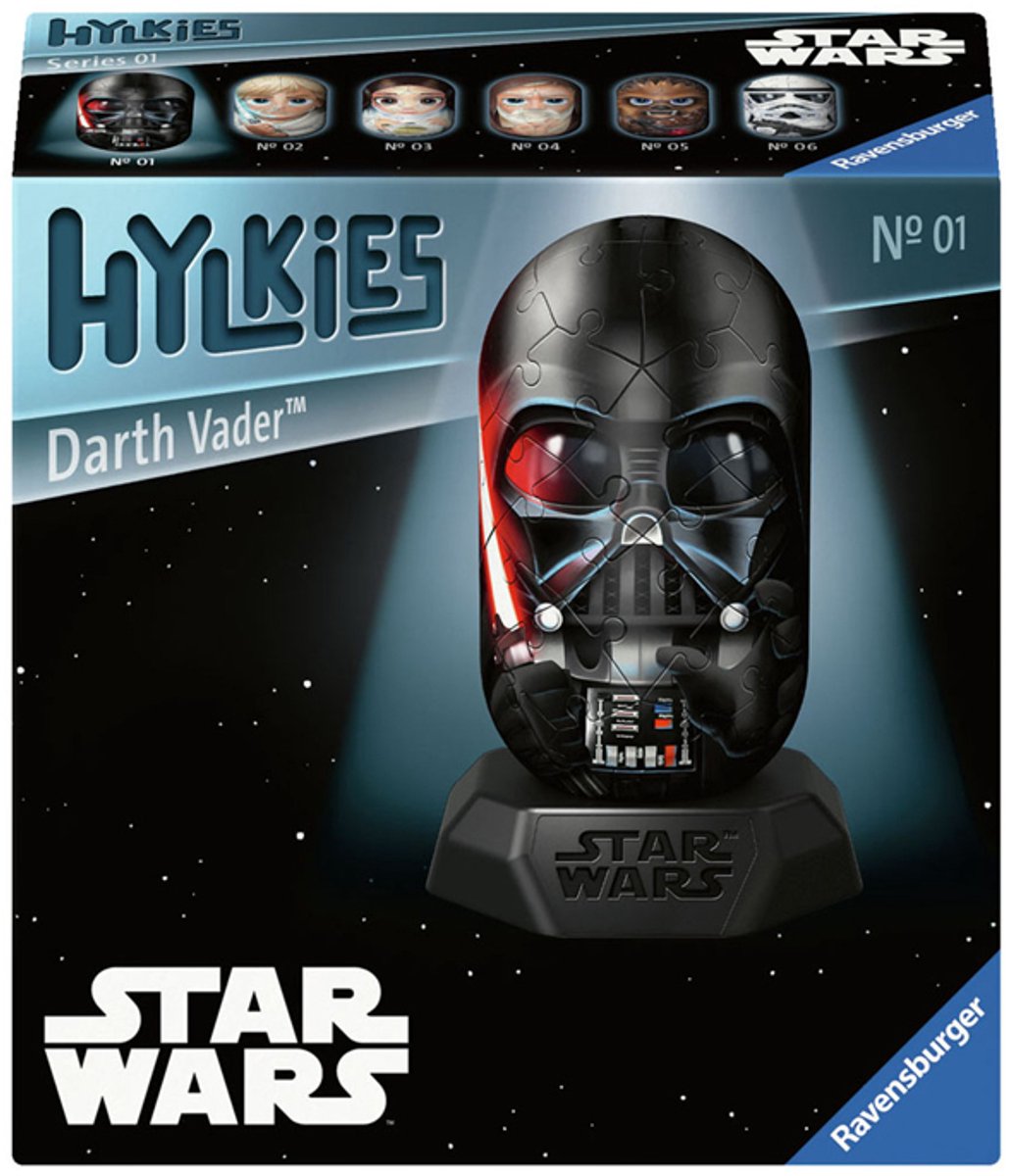 Ravensburger 3d Puzzle Hylkies Star Wars Dark Vader, 54e.