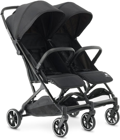 Buggy Deryan rolo x2 duo - 2 personnes - compact léger - noir