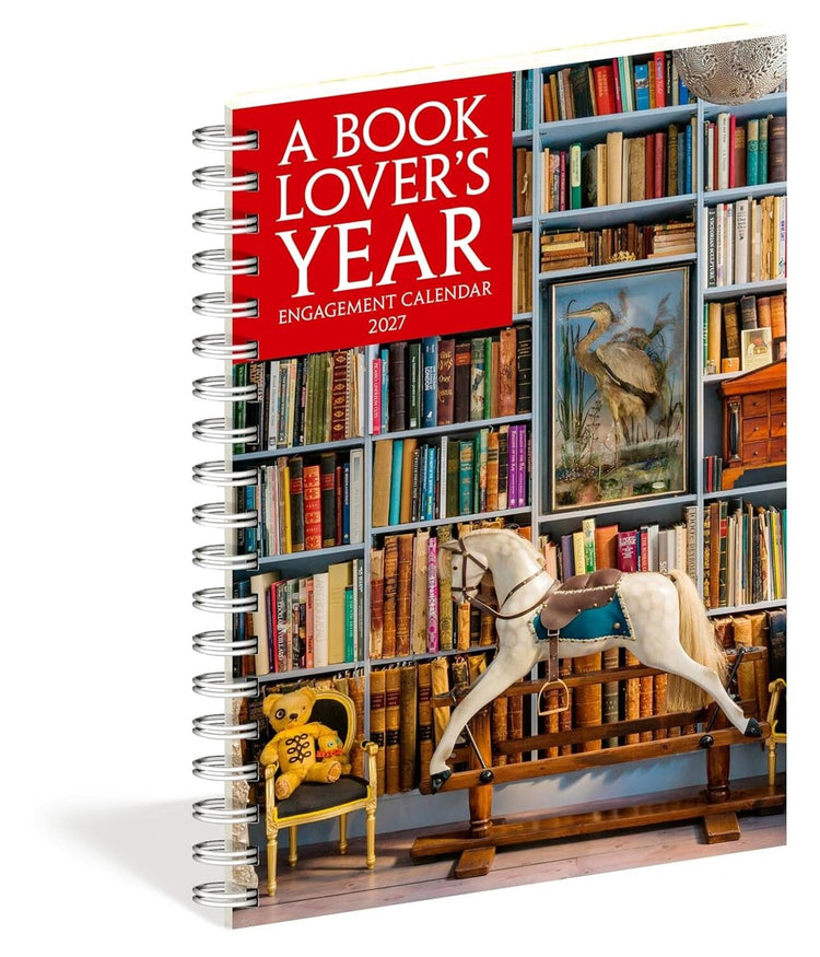 Calendrier de fiançailles 2027 pour l'année d'un amateur de livres