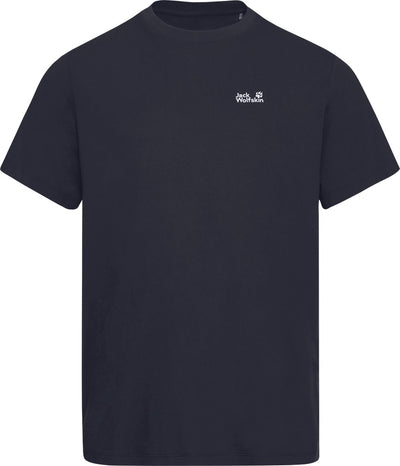 Jack wolfskin essential t m chemise d'extérieur pour hommes-marine foncé