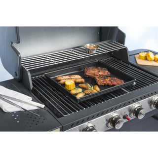 Nostik nostik barbecue et plat de cuisson 28x35x4 cm noir