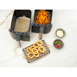 Nostik Airfryer Bakings 2 pièces PFAS carrés gratuits 24x24cm