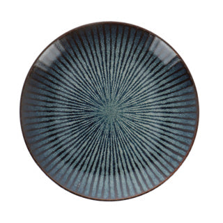 Plaque à tendance confortable Plat D27.5xh3,6 cm Stripe Atlantis