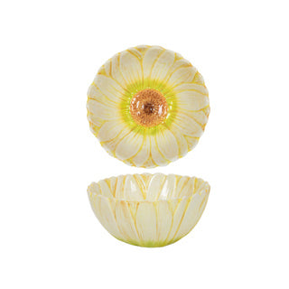 Échelle Ø14 cm Fleur jaune