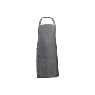 Tablier noir en tissu