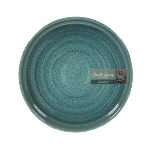 Plaque Deep D24xh4 cm Basalte Ocean vert