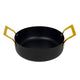 Pannetje Black 2 Handles Gold 13x5,5 cm
