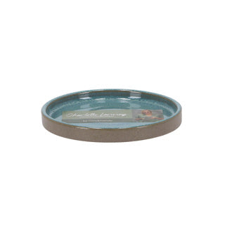Plaque mini d9 cm de basalte océan vert