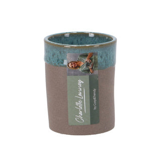 Coupe D6.5xh8,6 cm Basalte Ocean vert
