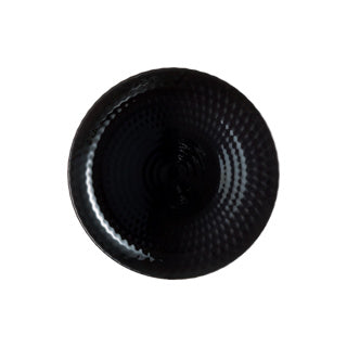 Plaque plate 25 cm pampille noir