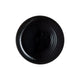 Plaque plate 25 cm pampille noir