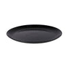 Plaque plate 25 cm pampille noir