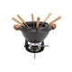 Fondue D23 cm en fonte avec 6 fourches
