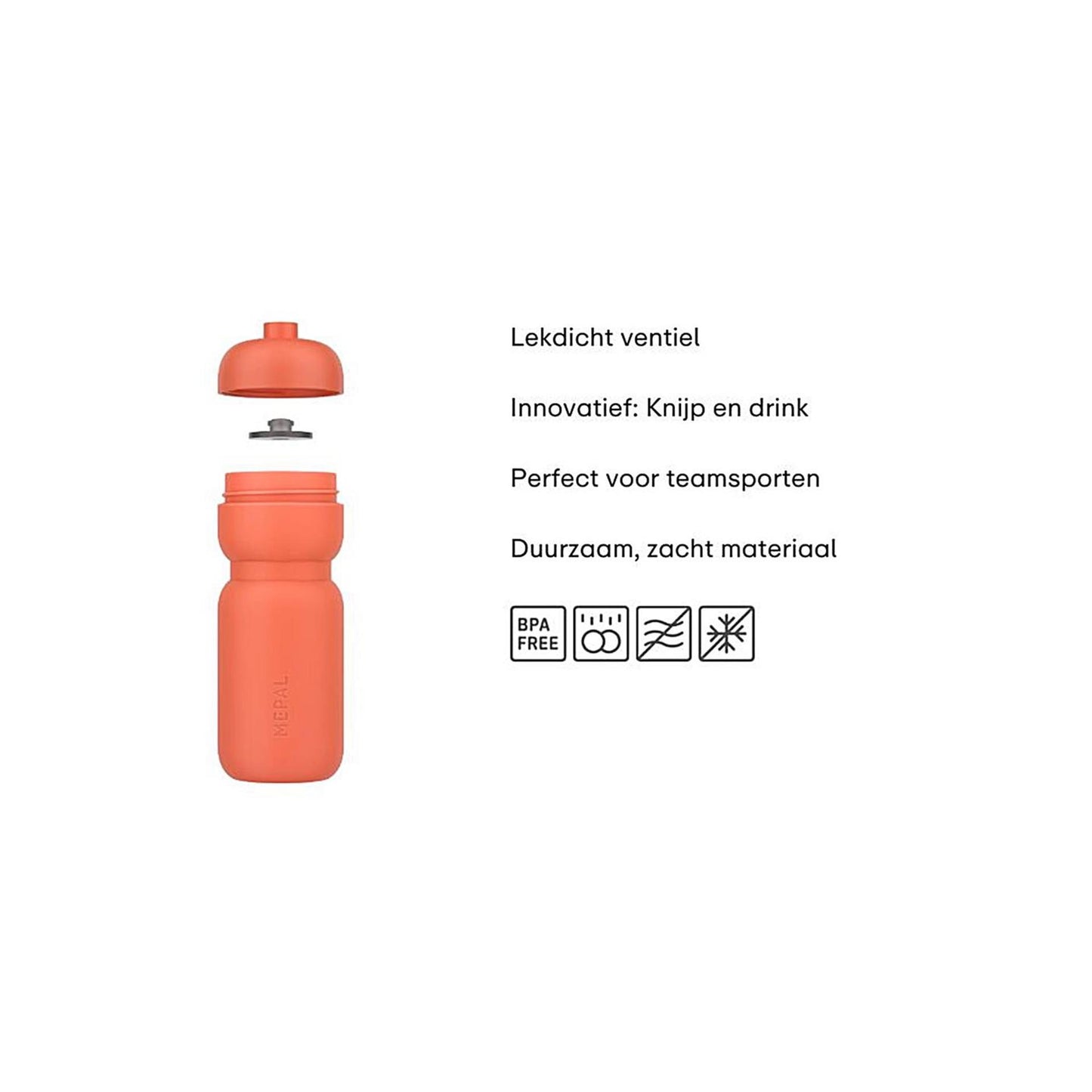 Bouteille Mepal squeeze 600ml vert pomme