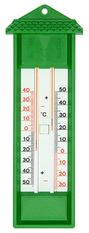 1008121 - Thermomètre min-max maison plastique vert | 2 pièces