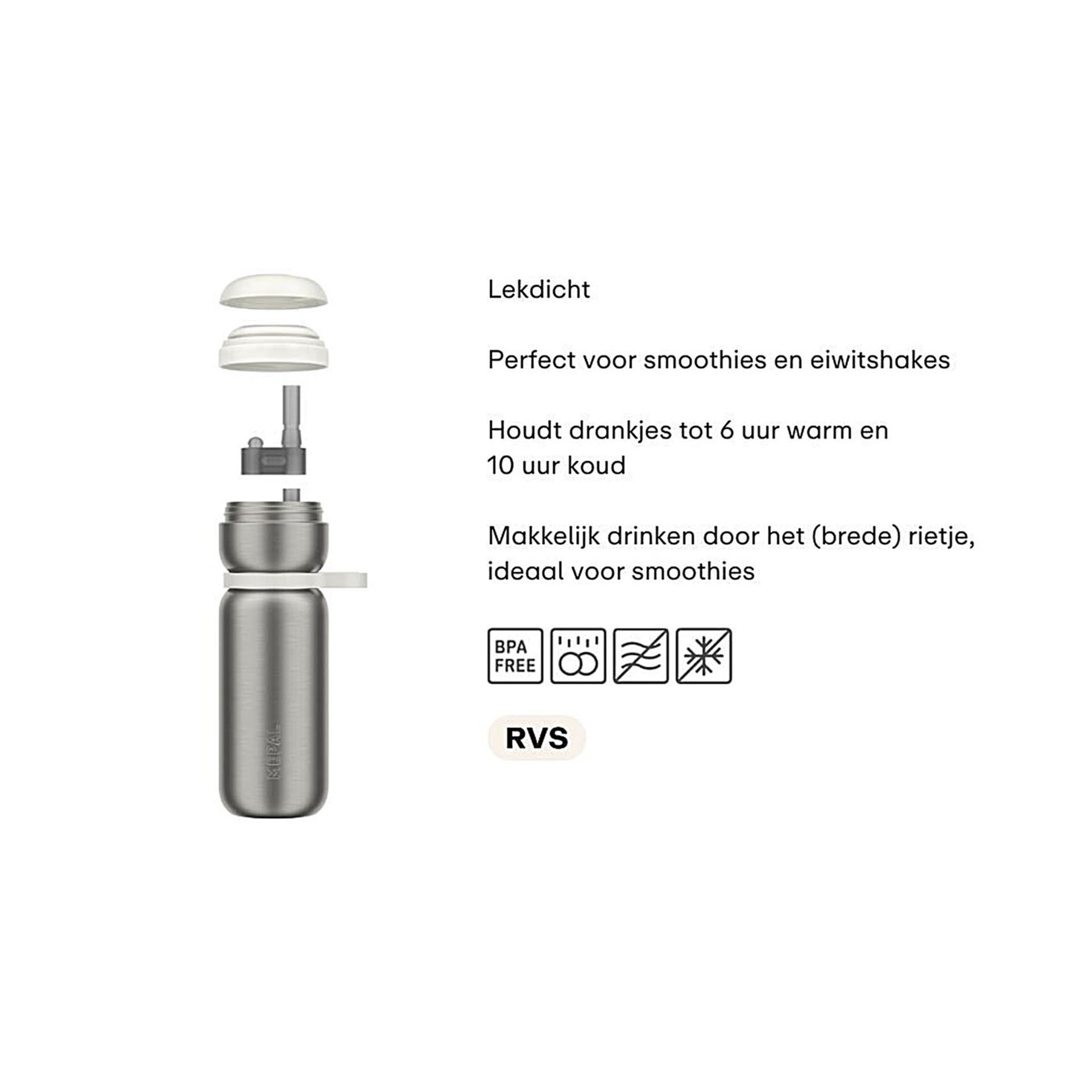 Bouteille thermos Mepal twist - bleu nuit - 600ml