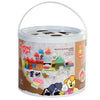 Blocs en bois de Rubo Toys et Pip 45 cm 50 pièces