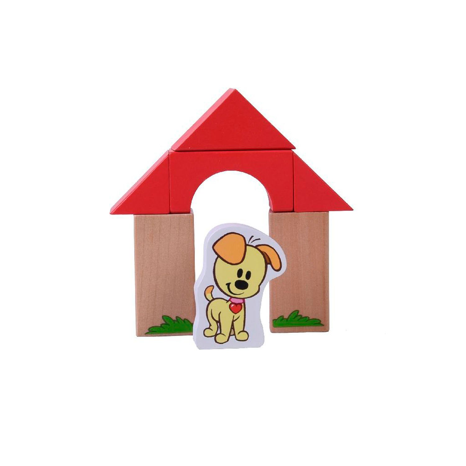 Blocs en bois de Rubo Toys et Pip 45 cm 50 pièces