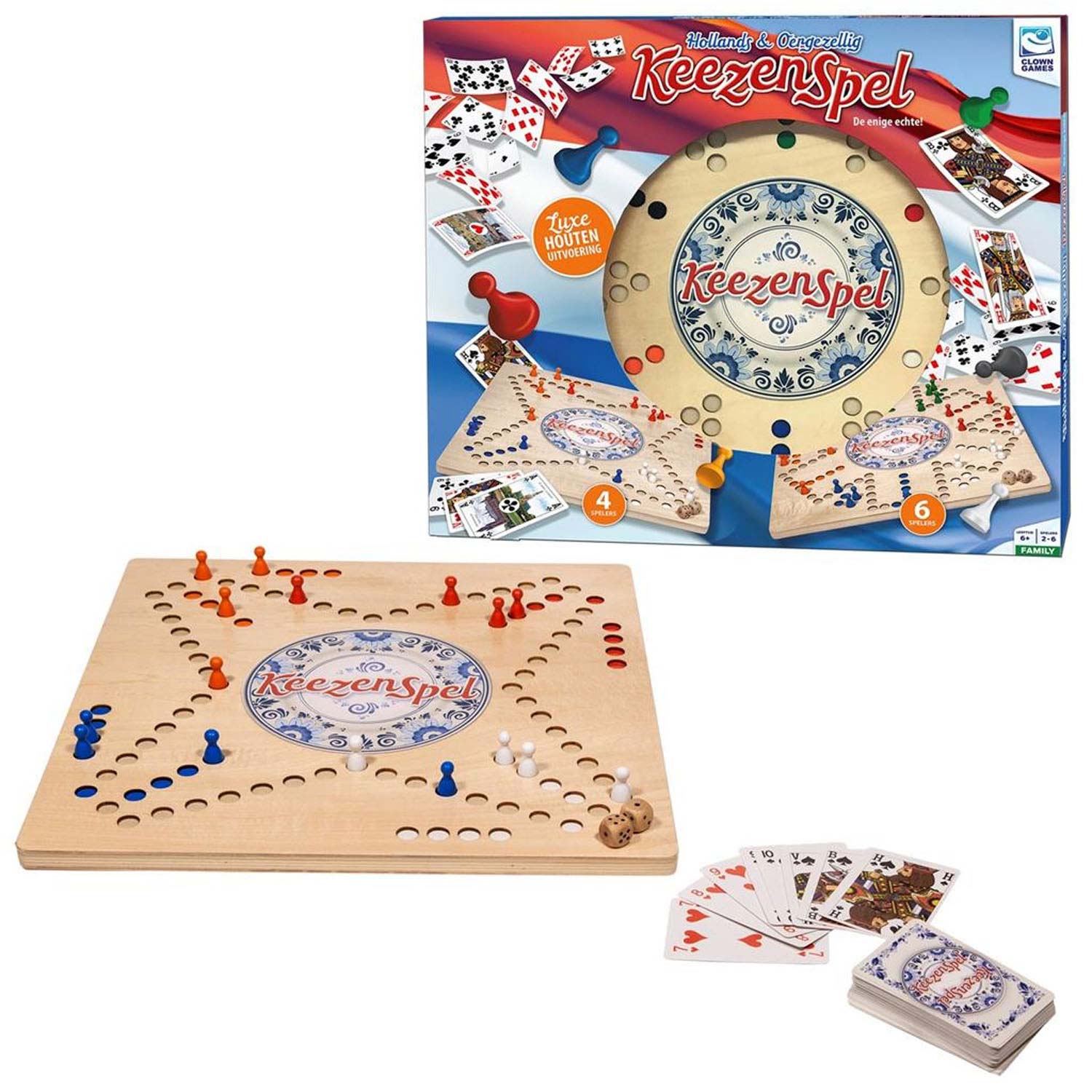 Jeux de clown houten keezenpel