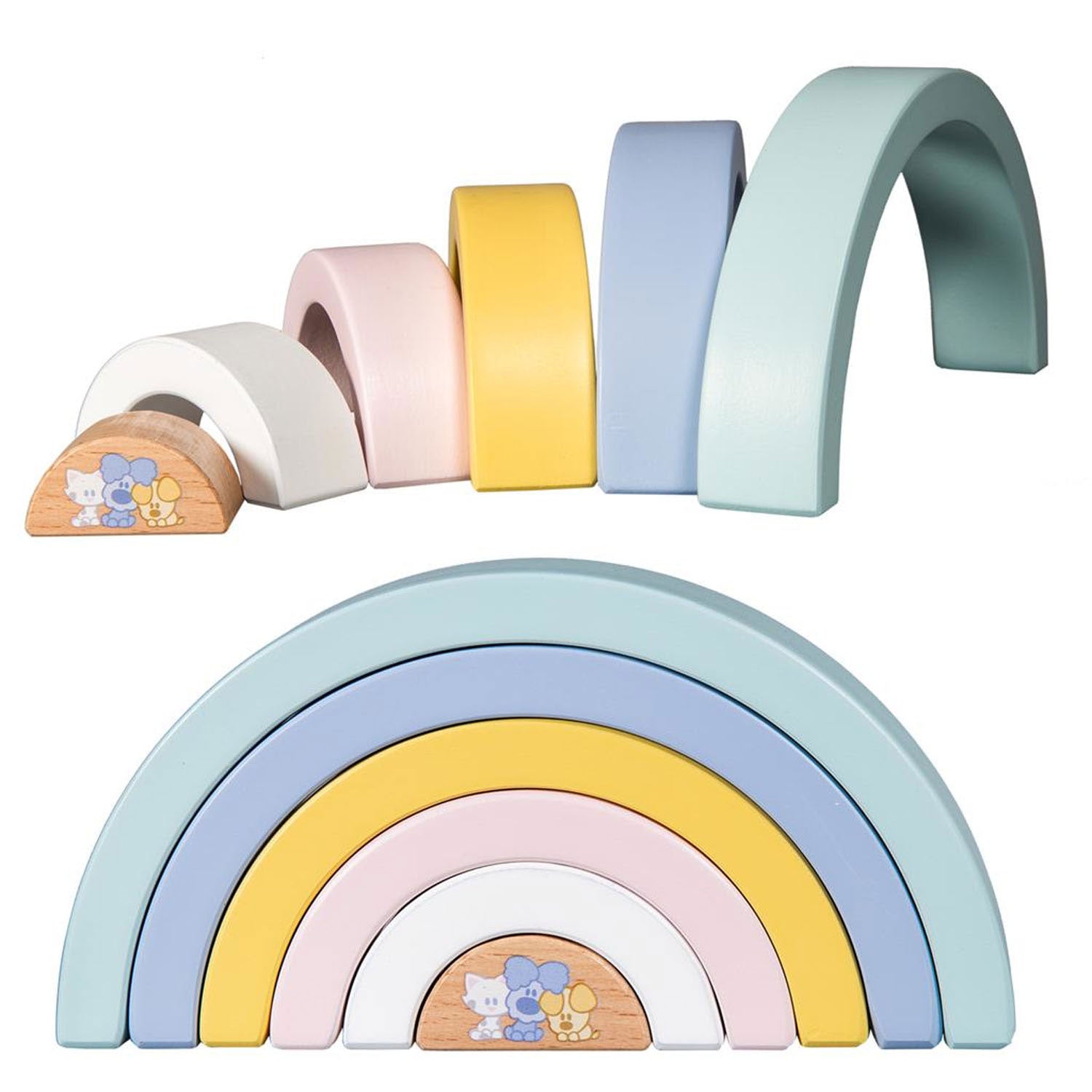 Rubo Toys et Pip Baby Rainbow