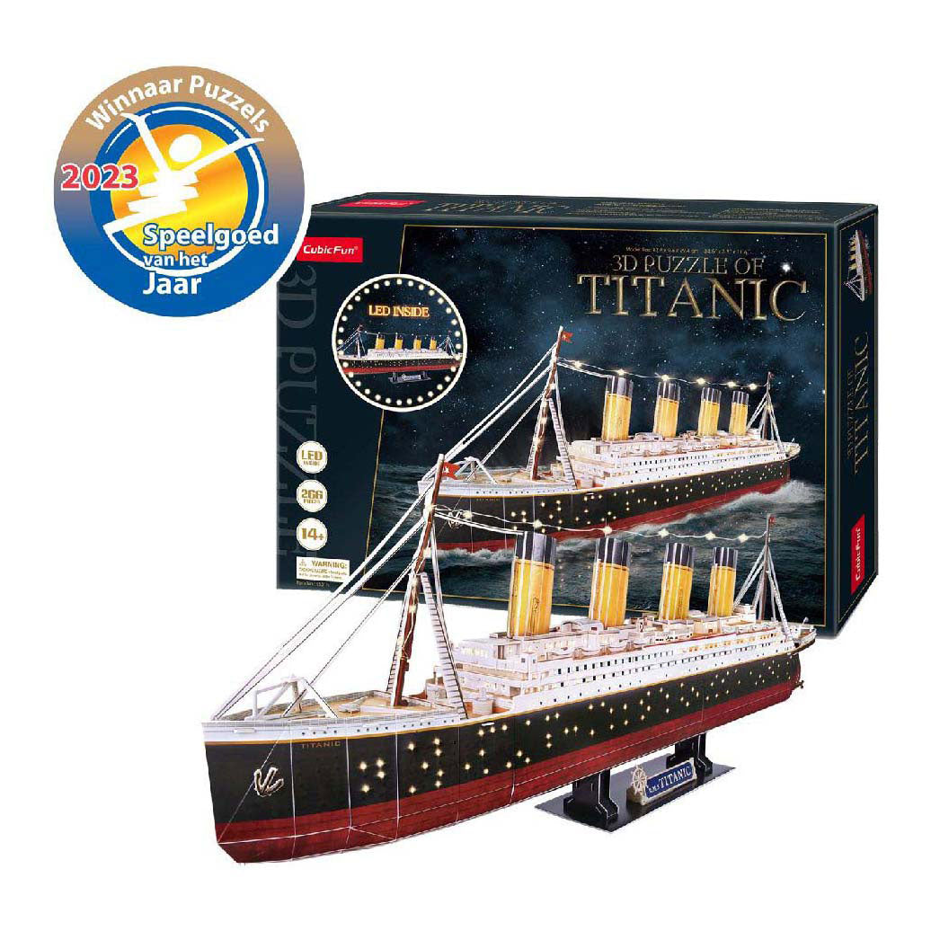 Cubic Fun Cubic Fun 3d LED Puzzel Titanic 266 pièces