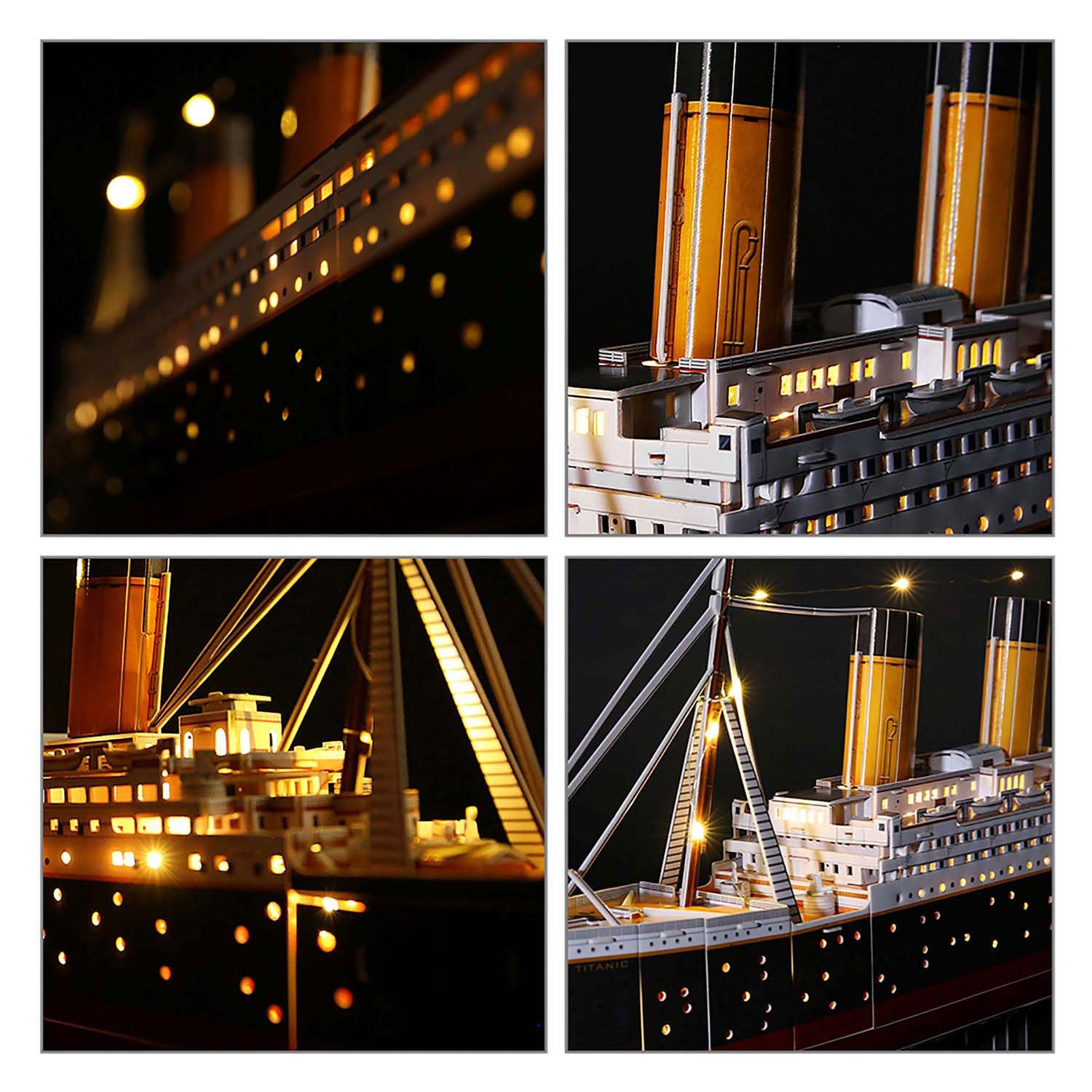 Cubic Fun Cubic Fun 3d LED Puzzel Titanic 266 pièces