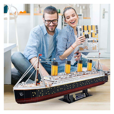 Cubic Fun Cubic Fun 3d LED Puzzel Titanic 266 pièces