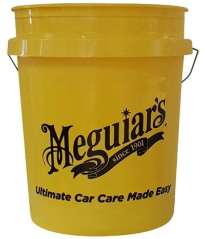 Meguiar's Seau de lavage de voiture Meguiar's - 19 litres - seau de lavage de voiture professionnel - plastique solide