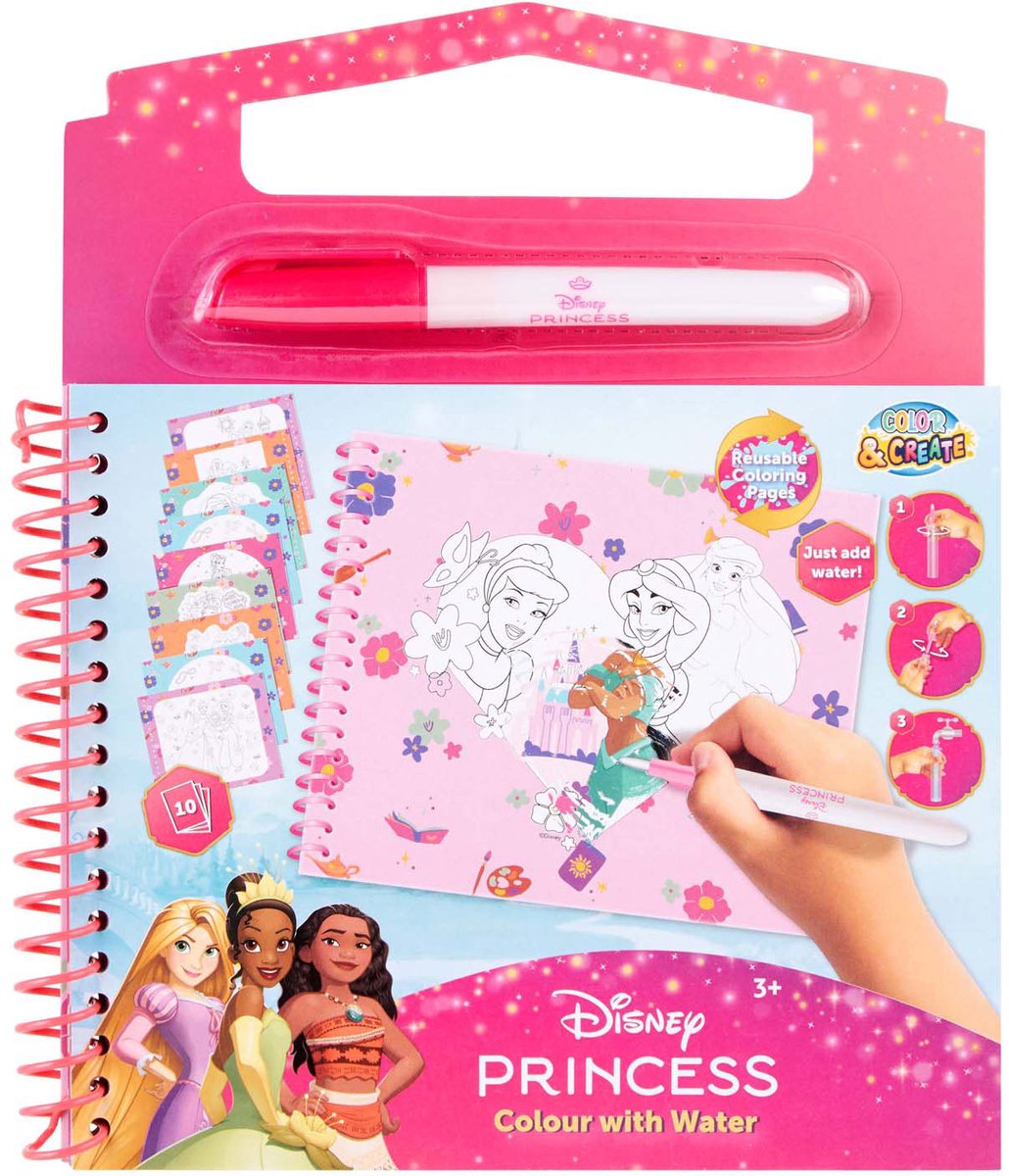 Livre de couleurs d'eau de Canenco Princess Water